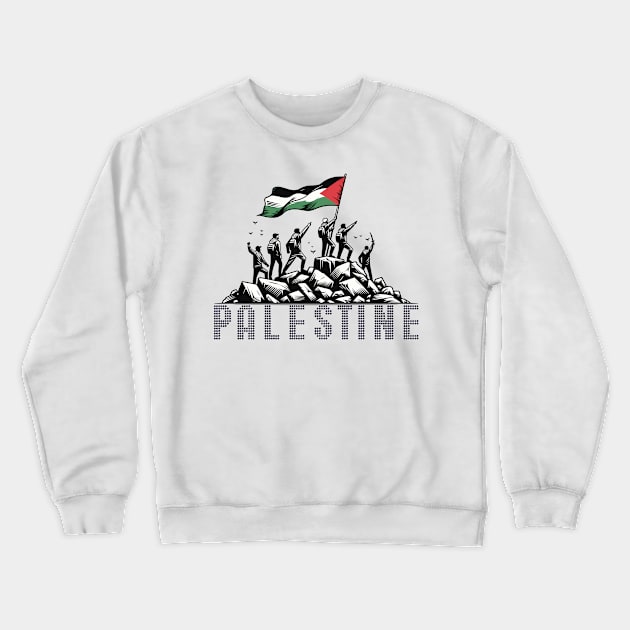 Palestine's Elevation Crewneck Sweatshirt by Amharic Avenue